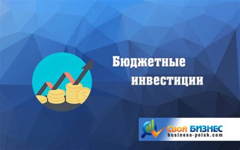 Бюджетные инвестиции: приоритеты и регулирование