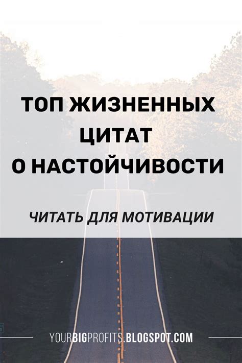 Важность целеустремленности и настойчивости