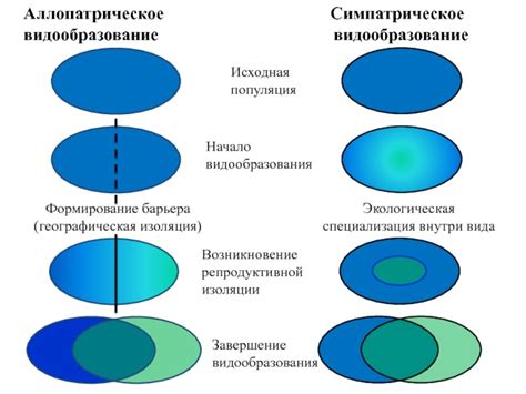 Видообразование и родовая дифференциация