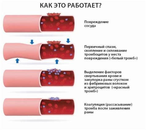 Возможное понижение свертываемости крови