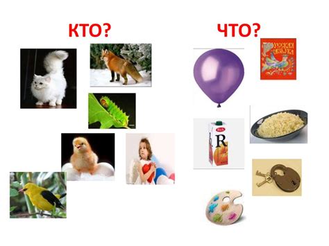 Вопрос "кто?"