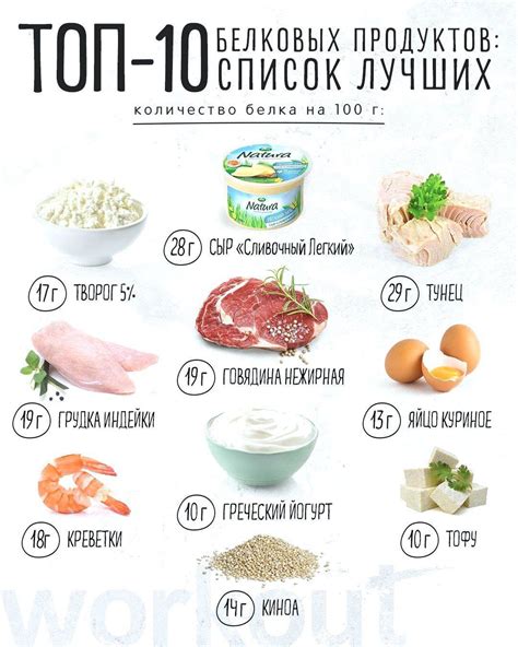 Выбор белковых продуктов