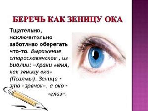 В каких ситуациях можно использовать фразу "беречь как зеницу ока"?