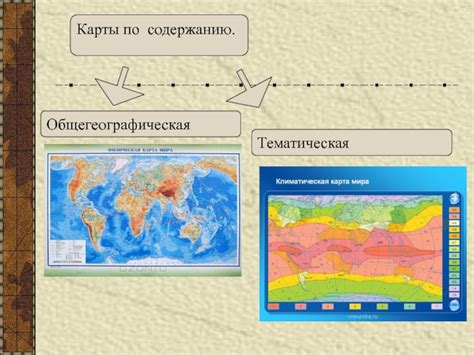 Географические карты: отражение природы и ее особенностей