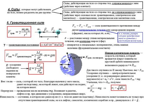 Гравитационная сила и волновая динамика