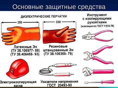 Дополнительные средства защиты: