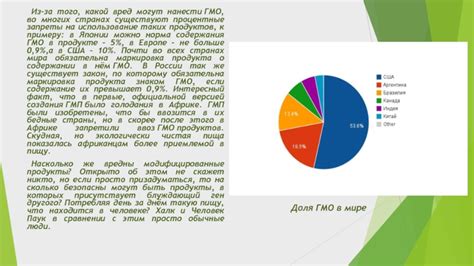 Запреты на использование ГМО продуктов