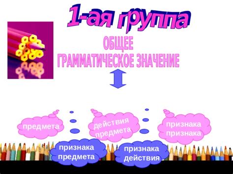 Значение понятий предмета, признака и действия в научных исследованиях