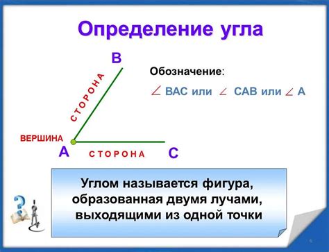 Значение угла в математике и физике