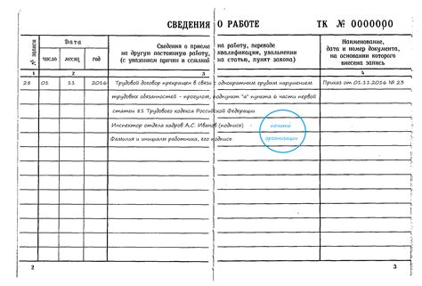 Значение 33 статьи в трудовой книжке