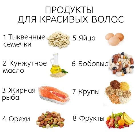 Изменить свою диету и добавить в нее полезные продукты для волос