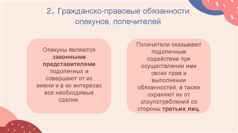 Исполнение обязанностей опекуна и попечителя: процесс и ответственность