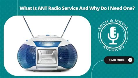 Какие особенности имеет ant radio service?