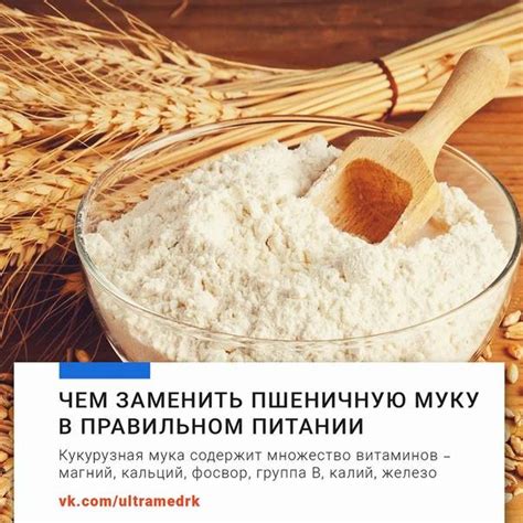 Какие продукты заменить на муку в тесте?