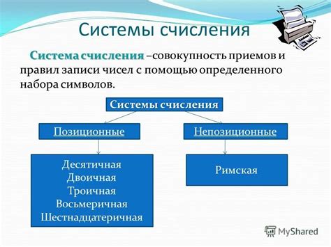 Какие системы счисления существуют?