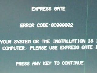 Как исправить ошибку 8c000002 express gate