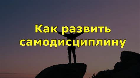 Как сформировать самодисциплину: 7 полезных советов