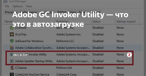 Как Adobe GC Invoker Utility попадает в автозагрузку?