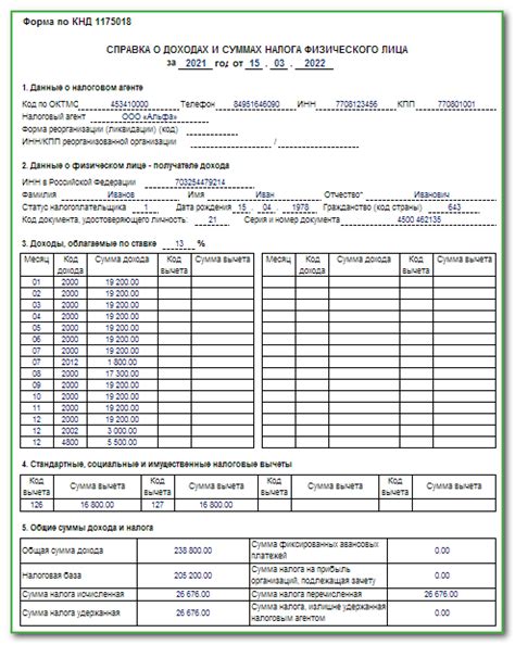 Код 4800 в справке 2-НДФЛ: основные аспекты