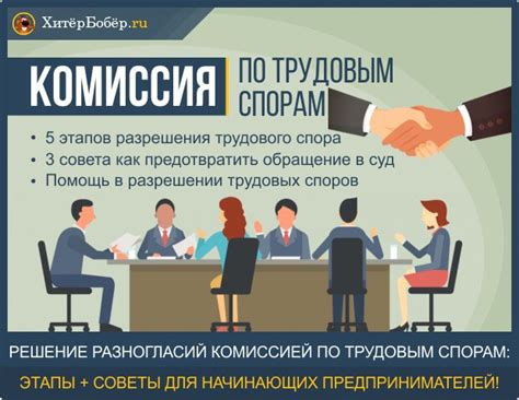 Комиссии по трудовым спорам как инструмент разрешения конфликтов на рабочем месте