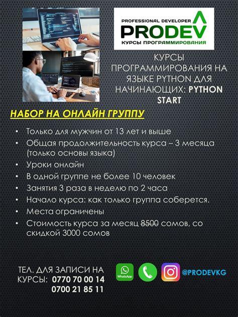 Курсы программирования