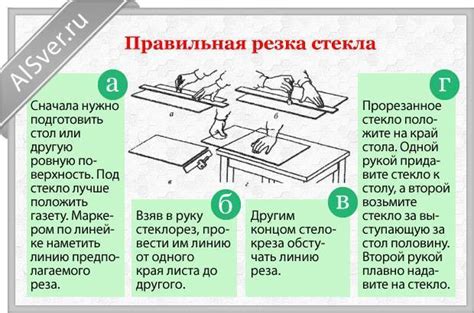 Методы разрезания стекла в домашних условиях