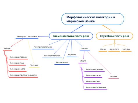 Морфологические категории в языке