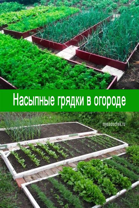 Нанесение материала на грядки