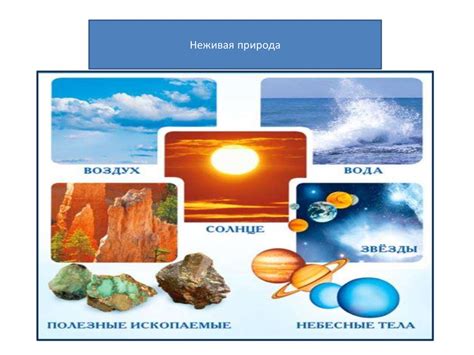 Неживая природа: неорганические предметы и явления