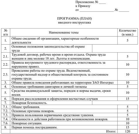 Обязанности работодателя в проведении первичного инструктажа