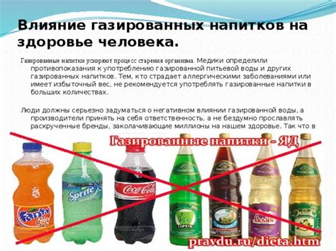 Ограничение потребления сладкого и газированных напитков