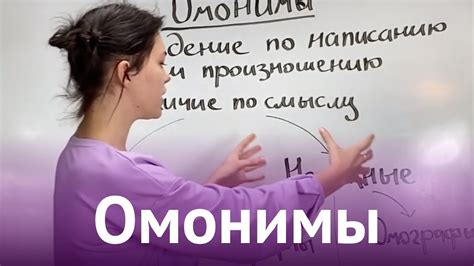 Омонимы: определение и примеры использования