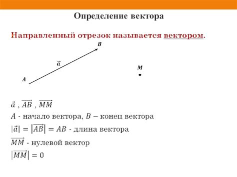 Определение сонаправленных векторов