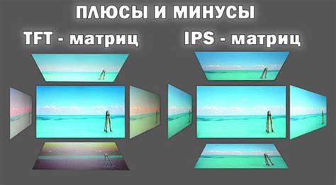 Основные отличия и преимущества IPS и TFT технологий для смартфона