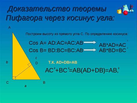 Основные принципы доказательства теоремы