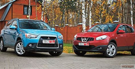 Отзывы о Nissan Qashqai и Mitsubishi ASX