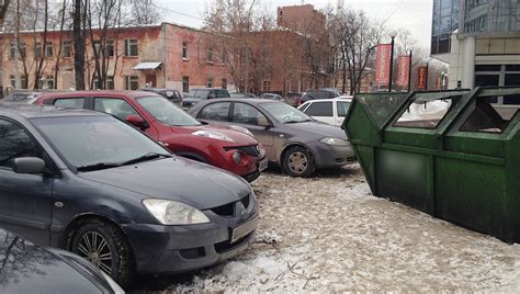 Последствия парковки машины на закрытой территории во дворе