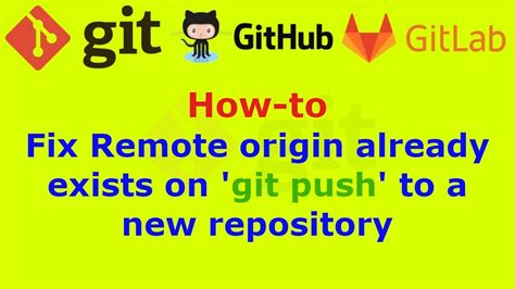 Почему возникает ошибка "Git remote origin already exists"?