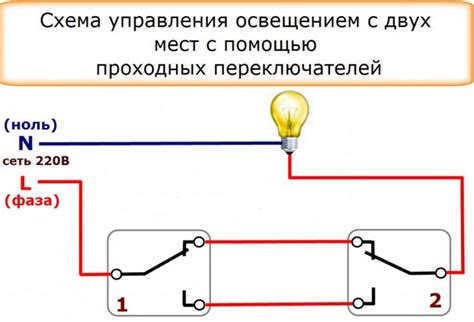 Применение выключателя света с буквой Л