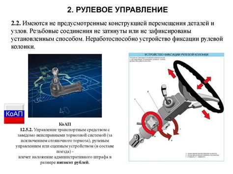 Причины появления суммарного люфта в рулевом управлении