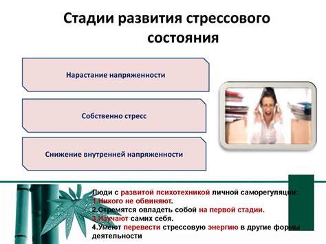 Провоцирование стрессового состояния