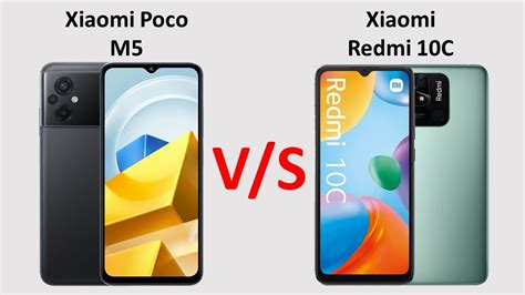 Производительность, камера и дизайн: главные отличия между Redmi 10c и POCO M5