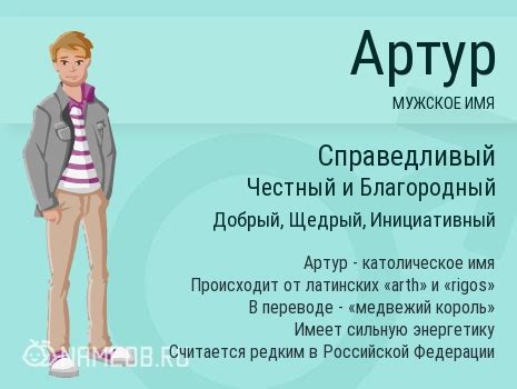 Происхождение имени Артур