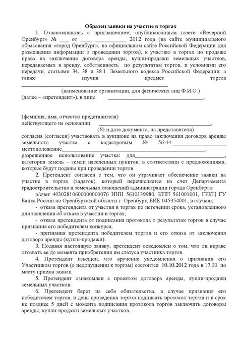 Процесс подачи заявки на участие в торгах: важные этапы