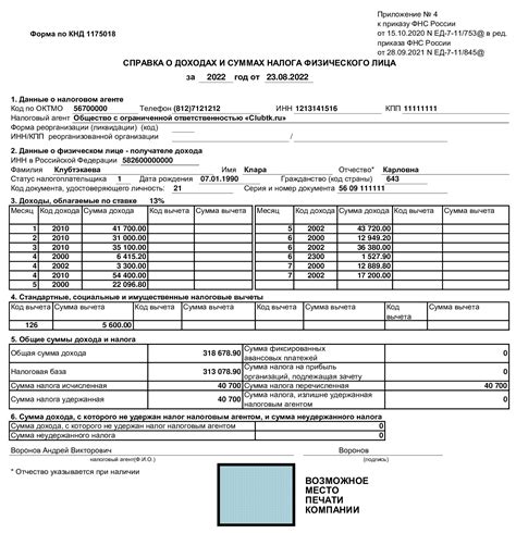 Рекомендации по использованию кода 3010 при заполнении справки 2 НДФЛ