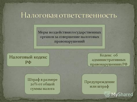 Роль государственных органов в пресечении налоговых правонарушений