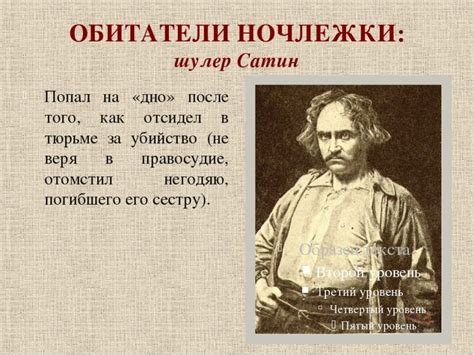 Сатин в пьесе "На дне": исчезновение и влияние