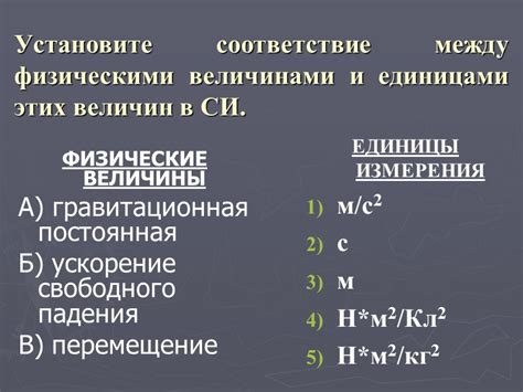 Связь эталонов с физическими единицами величин