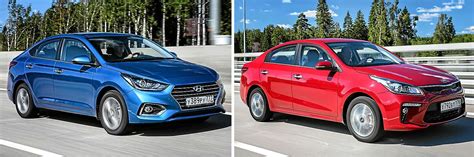 Сравнение цен Hyundai Solaris и Kia Rio