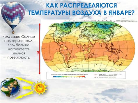 Что влияет на распределение температуры воздуха на земле?